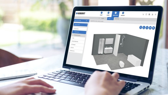 Badplanung Tool Geberit 3d